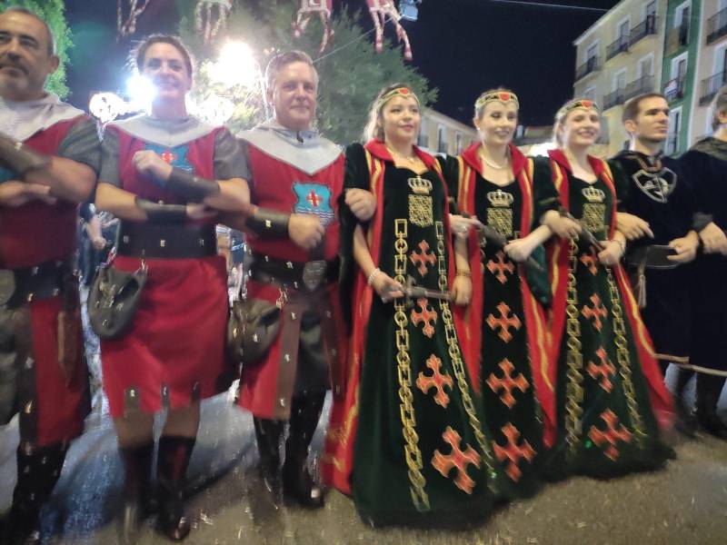 Desfila del bando cristiano en las fiestas patronales de Villajoyosa 2022