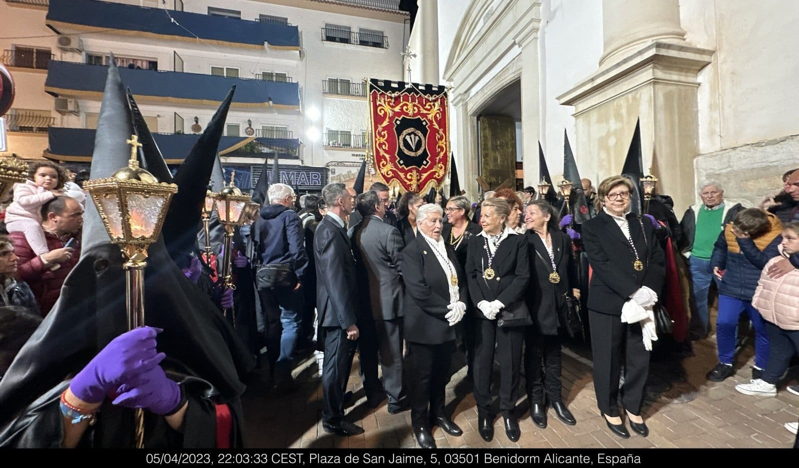 Procesión Miércoles santo en Benidorm con Nuestro padre Jesús Nazareno