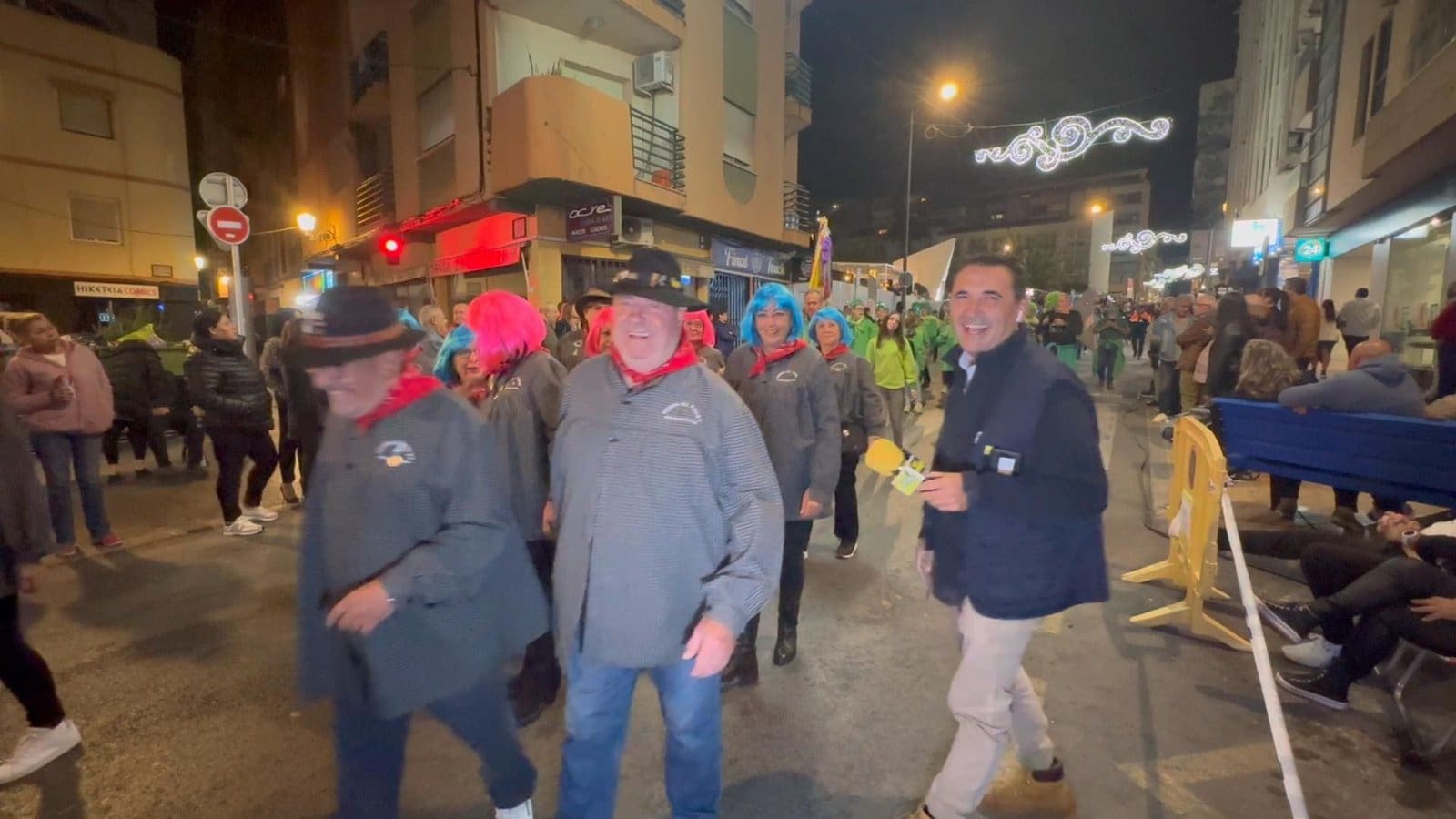 Benidorm entrada de penyas y comienzo de las fiestas patronales