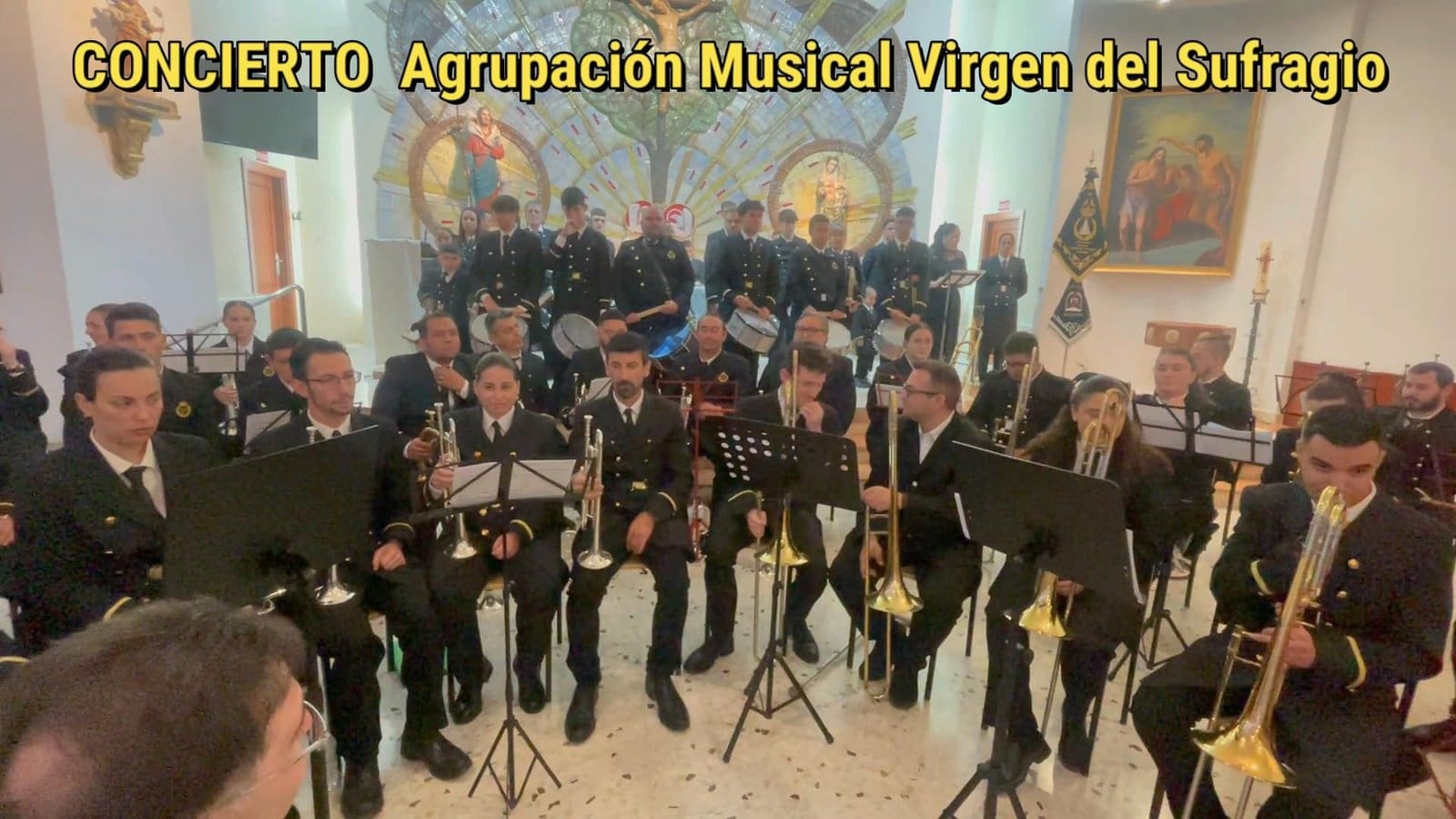 ¡La Música Resucita en Benidorm! La Agrupación Musical Virgen de Sufragio Encandila con un Concierto Épico en la Iglesia del Buen Pastor