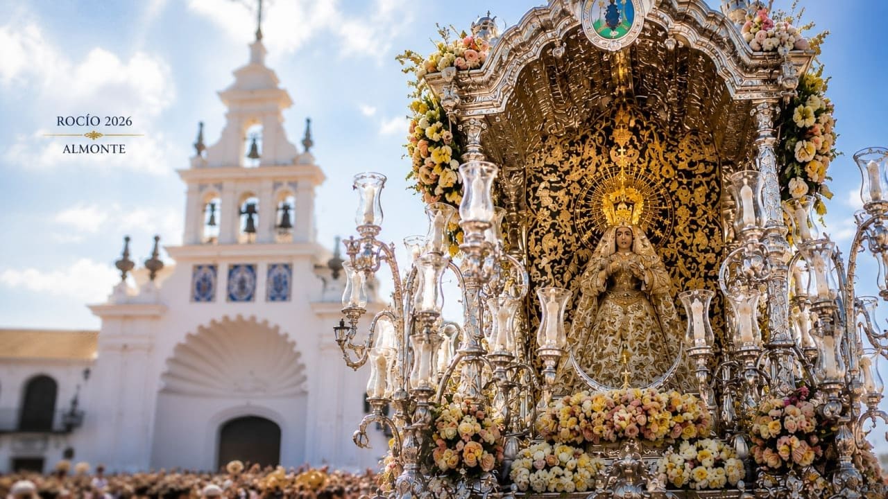 ¡ALMONTE ROMPE A LLORAR DE FE! 🌿 La Virgen del Rocío emociona al mundo en un Pentecostés histórico ¡ALMONTE ROMPE A LLORAR DE FE! 🌿 La Virgen del Rocío emociona al mundo en un Pentecostés histórico