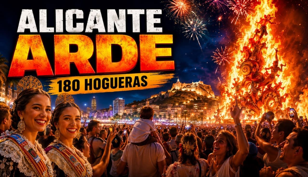 La ciudad del fuego despierta: Alicante encenderá más de 180 Hogueras en una Cremà histórica