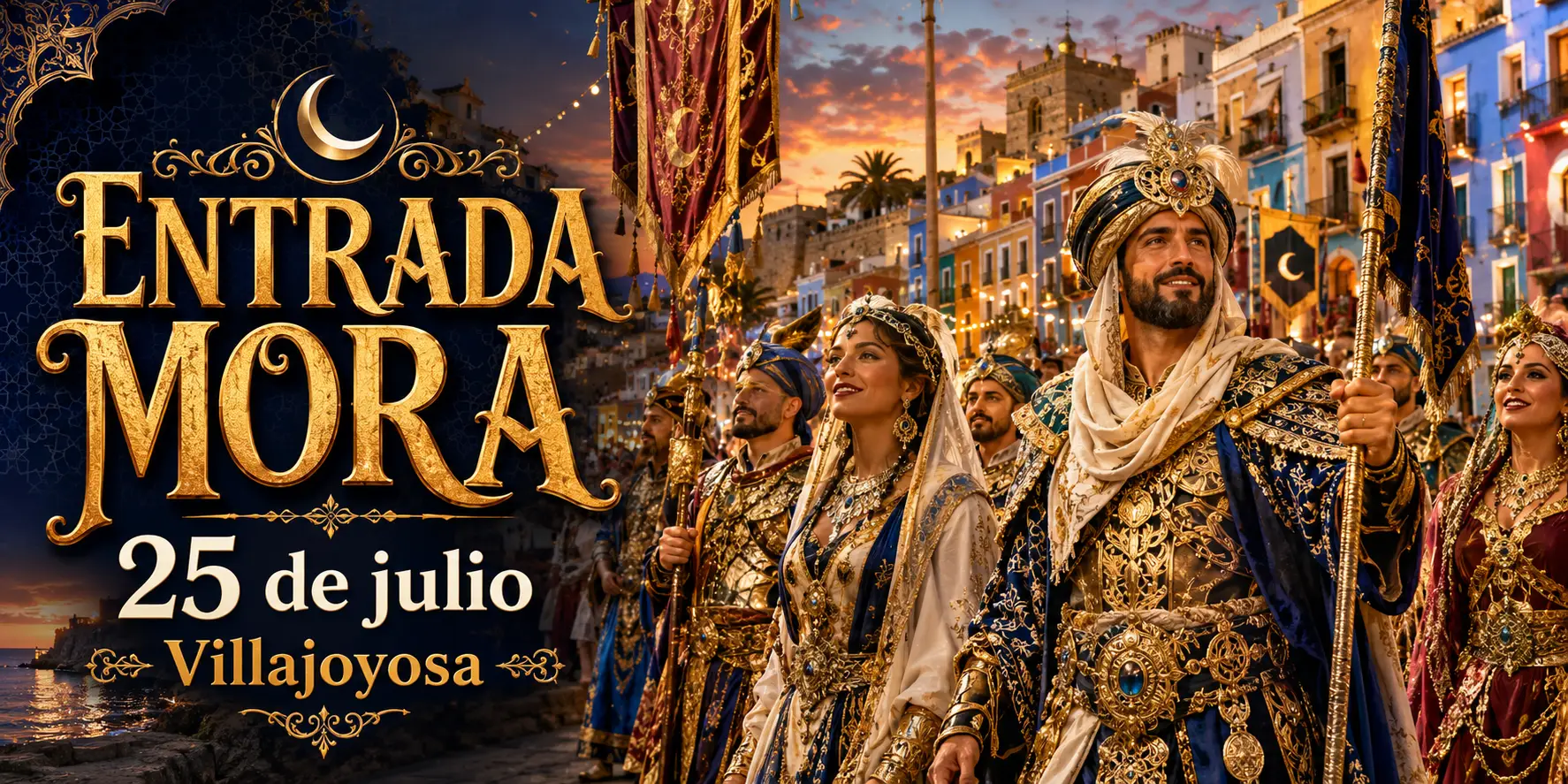 Entrada mora en Villajoyosa