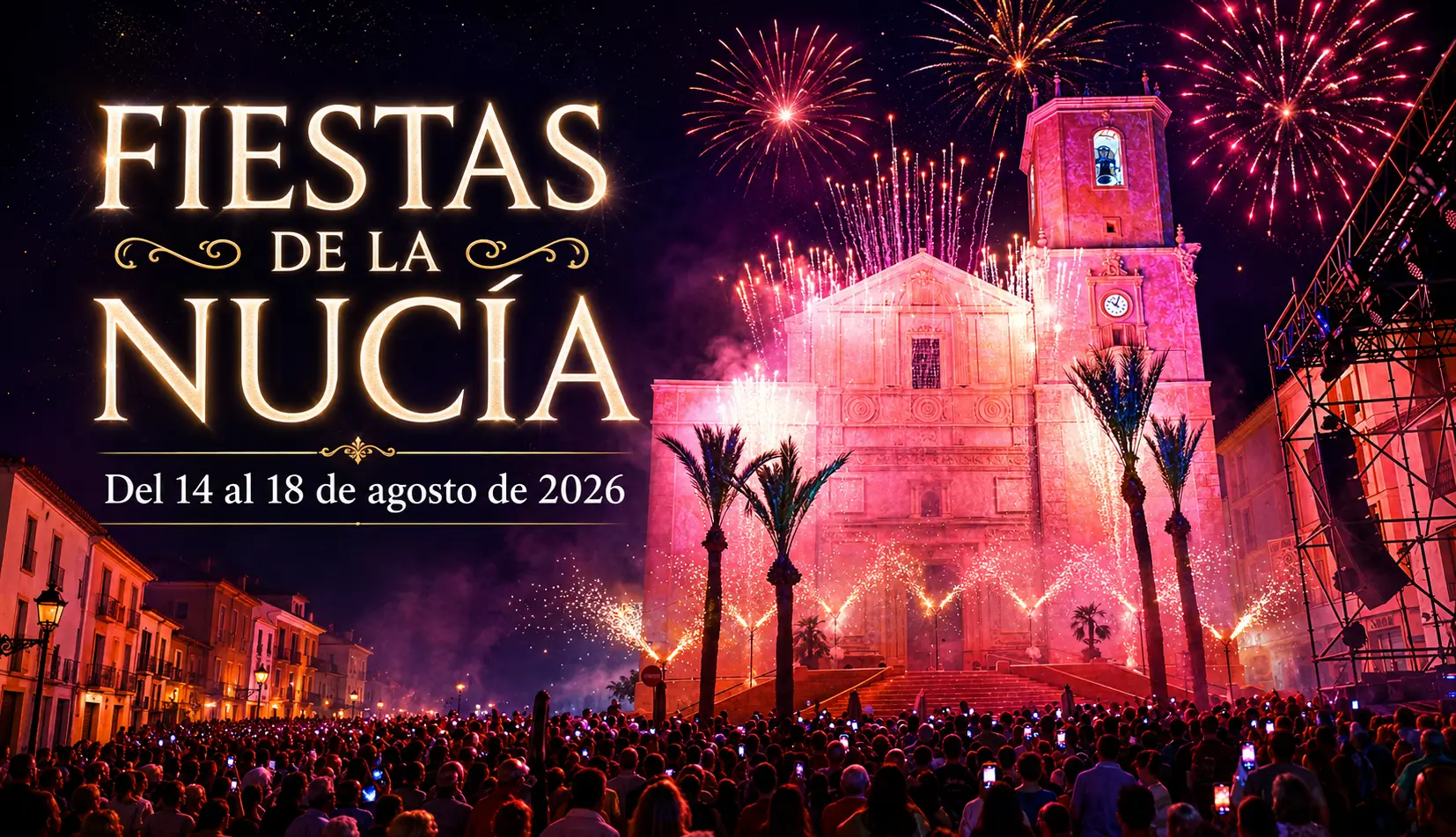 FIESTAS PATRONALES DE LA NUCIA DEL 14 AL 18 DE AGOSTO 2026