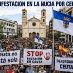 LA NUCÍA SE VUELCA CON CEUTA EN UNA MULTITUDINARIA CONCENTRACIÓN DE APOYO