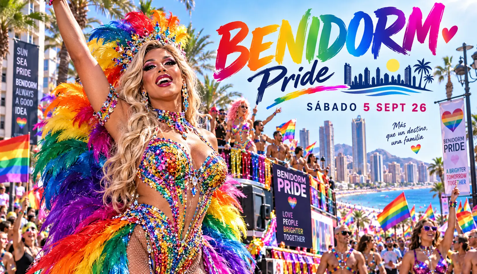 BENIDORM, CAPITAL DEL ORGULLO, BENIDORM CELEBRA LA LIBERTAD