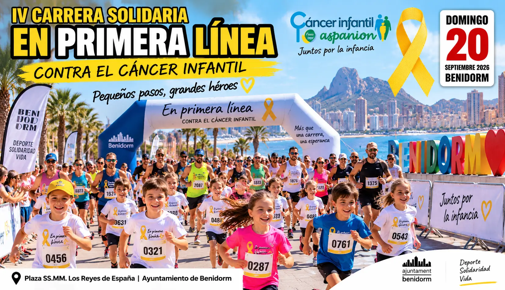 BENIDORM CORRE POR LOS NIÑOS 💛 | EN DIRECTO: Carrera Solidaria contra el Cáncer Infantil