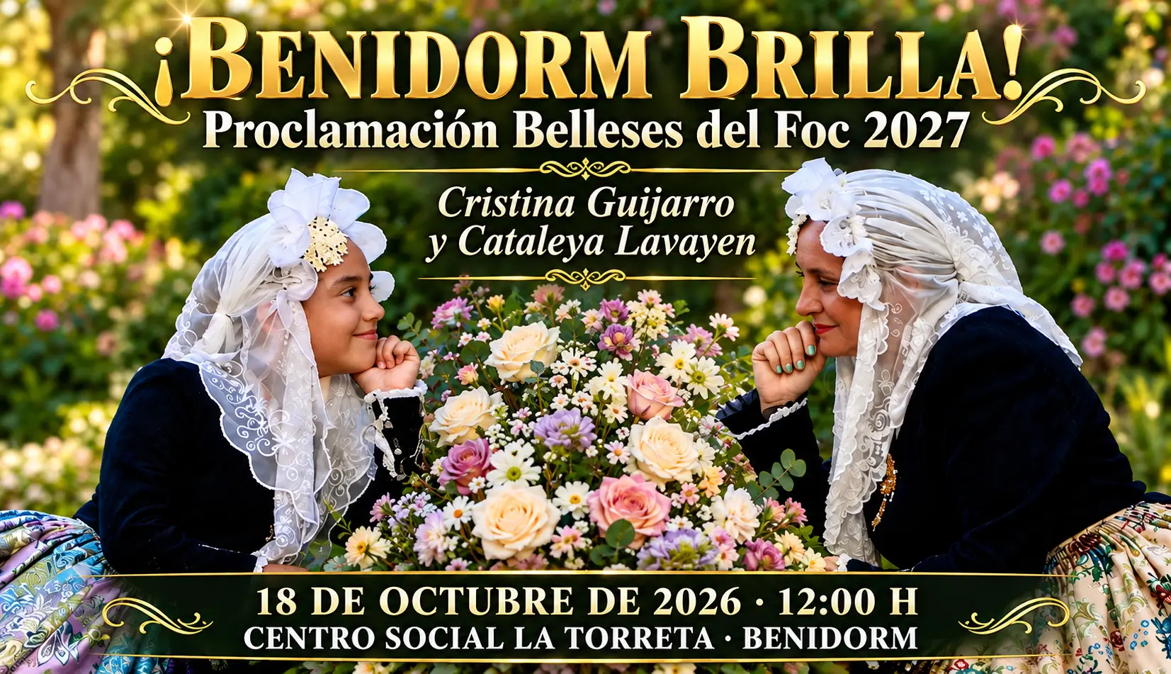 Benidorm brilla con las Belleses del Foc