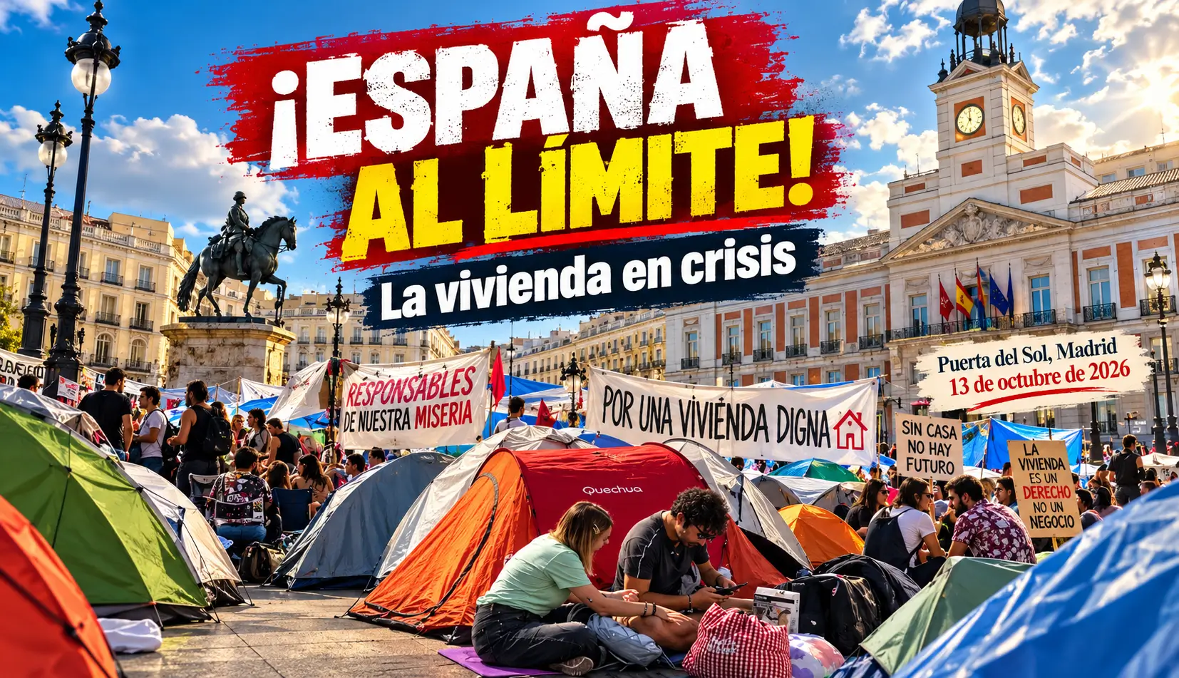 ¡ESPAÑA EN TENSIÓN! Acampadas y protestas